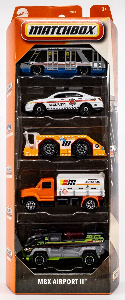 2025 Matchbox MBX Airport II 5-Pack | Ford Police Interceptor