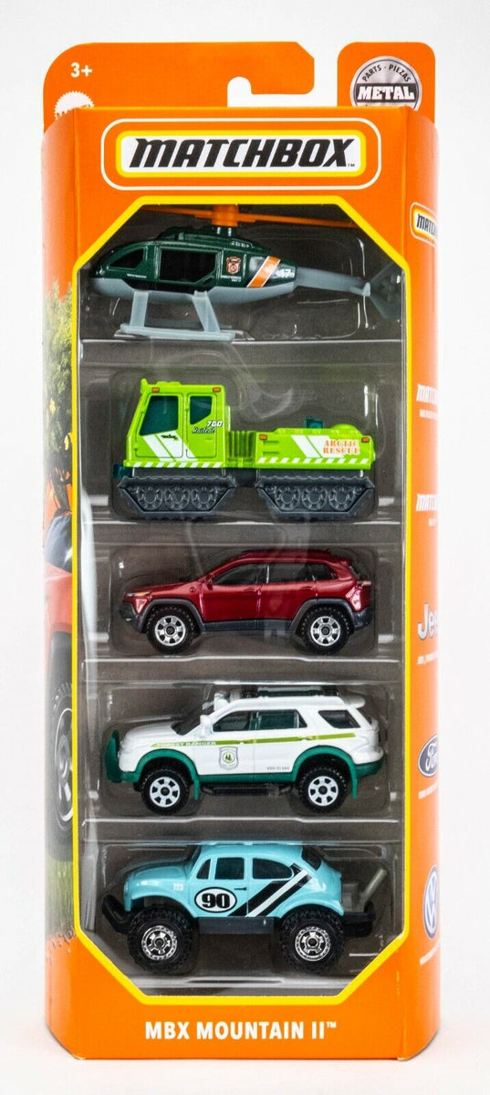 2022 Matchbox MBX Mountain II 5-Pack | Jeep | Ford NATIONAL PARKS