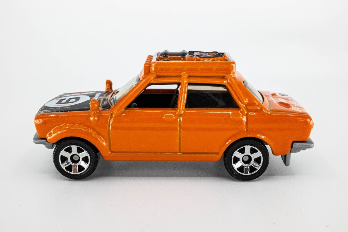 2017 Matchbox #94 '70 Datsun 510 Rally ORANGE METALLIC | 6-SPOKE