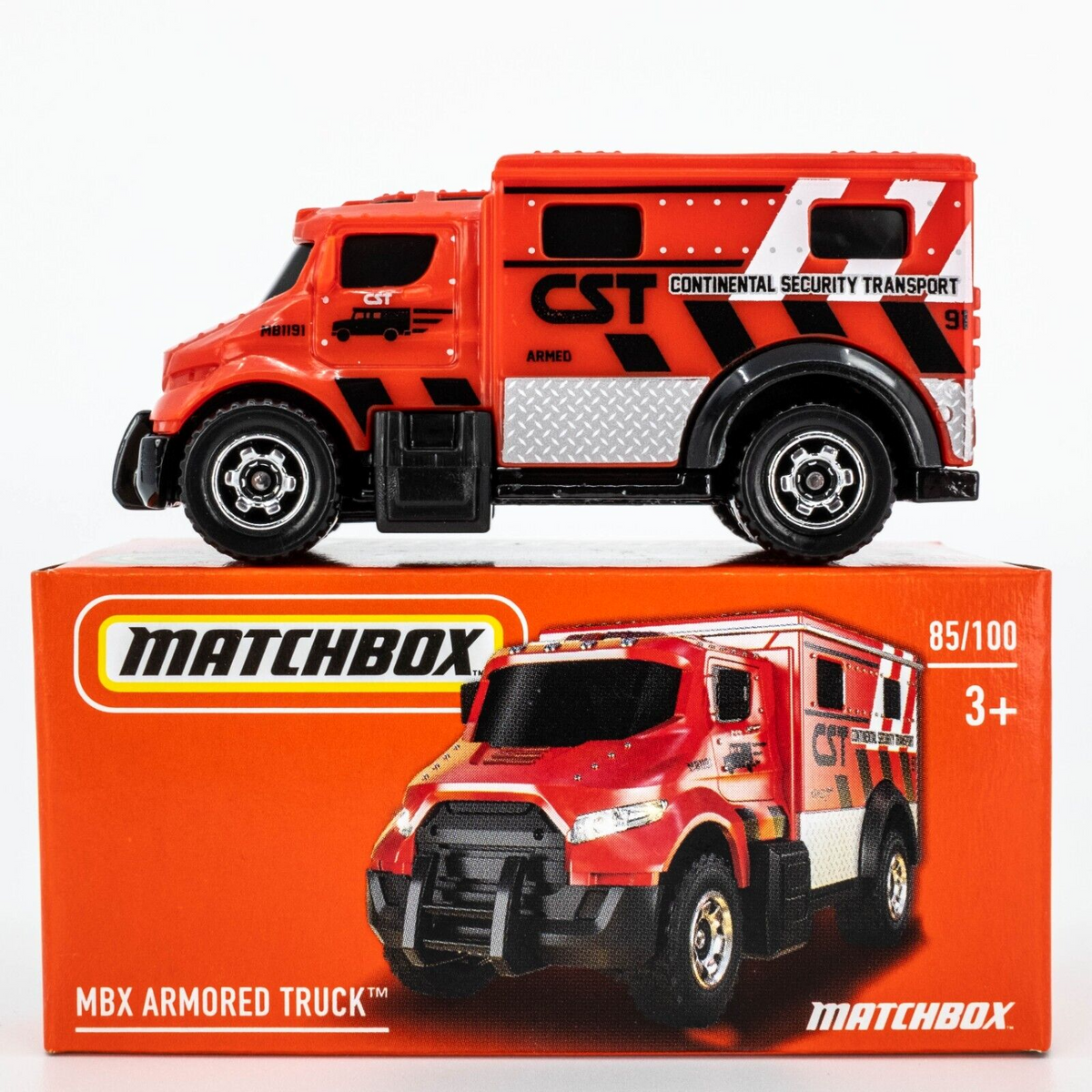2022 Matchbox Power Grabs #85 MBX Armored Truck RED | CST