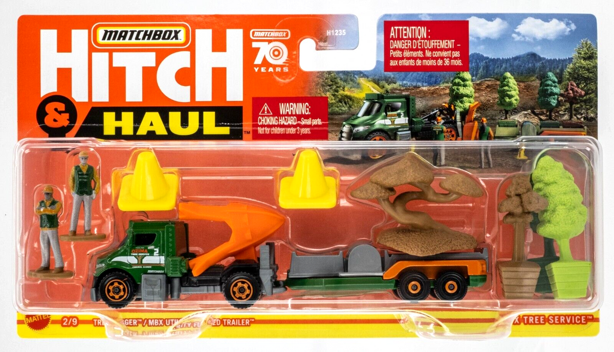 2023 Matchbox Hitch & Haul Mix 1 Set 4 Packs Ocean Arctic Dig Village Diecast