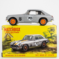 2023 Matchbox Collectors 1971 MGB GT Coupe GREY | EXCLUSIVE BOX ART | BOXED