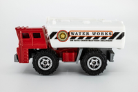 2017 Matchbox #75 (Faun) Water Worker RED | WHITE | WATER WORKS | MINT