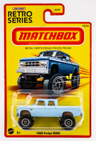 2022 Matchbox Target Retro #16 1968 Dodge D200 ARCTIC BLUE | FSC