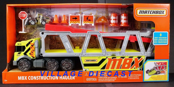 2020 Matchbox MBX Construction Hauler w/ Quarry King / Construction Signage