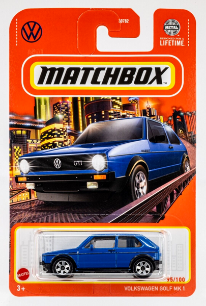 2024 Matchbox #95 1976 Volkswagen Golf MK1 DEEP BLUE | EMPTY HATCH | FSC