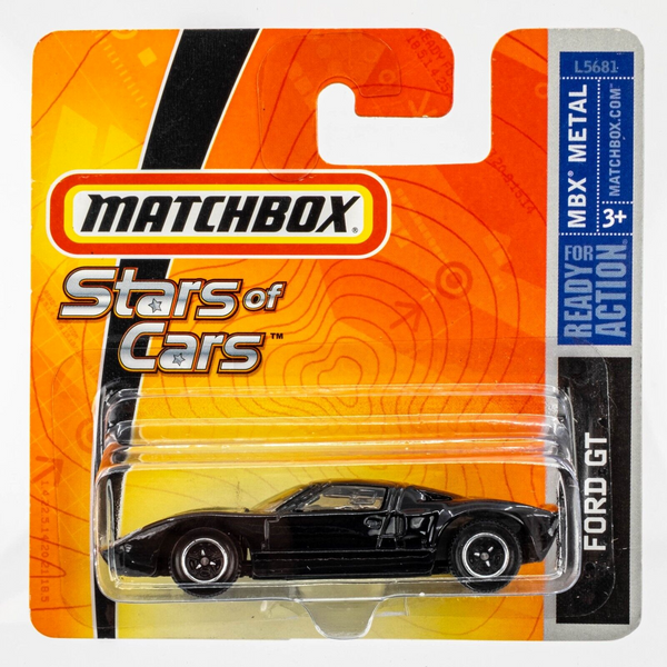 2007 Matchbox Stars of Cars Ford GT MARK II BLACK CLEARCOAT | FSSC