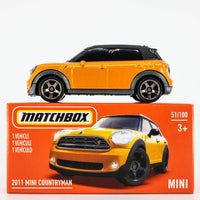 2021 Matchbox Power Grabs #51 2011 (BMW) Mini Countryman VOLCANIC ORANGE | FSB