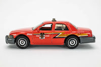 2021 Matchbox "MBX Fire Rescue" 2006 Ford Crown Victoria RED | FIRE CHIEF | MINT