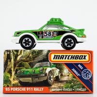 2020 Matchbox Power Grabs #66 '85 Porsche 911 Rally KELLY GREEN | FSB