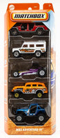 2025 Matchbox MBX Adventure IV 5-Pack | Jeep | Jungle Crawler NEW COLOR | FSB