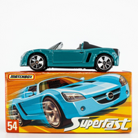 2005 Matchbox Superfast Autobahn #54 Opel Speedster PETROLBLAU (BLUE) | MINT