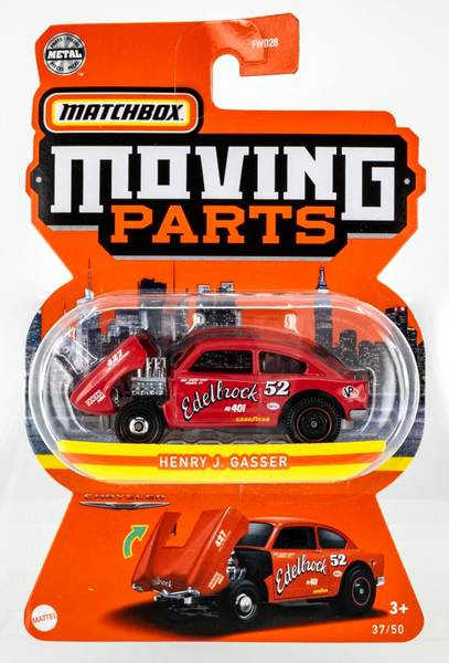 2022 Matchbox Moving Parts #37 1954 Henry J. Gasser RED | EDELBROCK | FSC