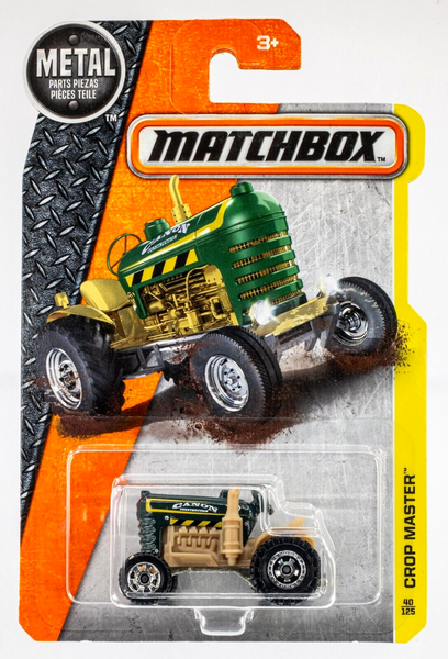 2017 Matchbox #40 Crop Master GREEN | BEIGE | CANON CONSTRUCTION | FSC