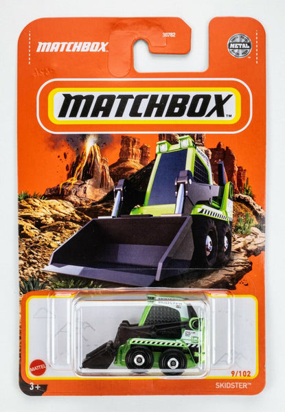 2022 Matchbox #9 (Bobcat) Skidster (S100) GREEN METALLIC | FSC