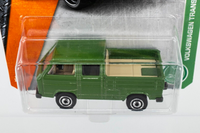 2017 Matchbox #95 Volkswagen Transporter Cab ESCORIAL GREEN | NO CARGO | FSC