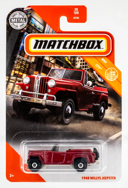 2020 Matchbox #38 1948 Willys Jeepster LUZON RED | FSC