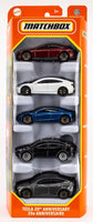 2024 Matchbox Tesla 20th Anniversary 5-Pack | Roadster | Model S, 3, X, Y | FSB