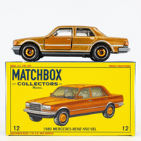 2024 Matchbox Collectors #12 1980 Mercedes-Benz 450 SEL BROWN METALLIC | BOXED