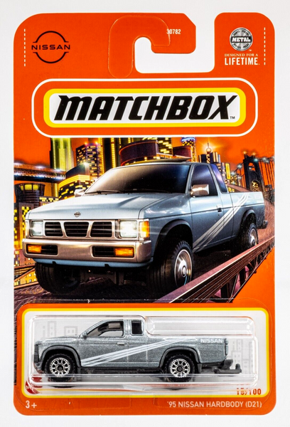 2024 Matchbox #15 '95 Nissan Hardbody (D21) WINTER METALLIC (SILVER) | FSC