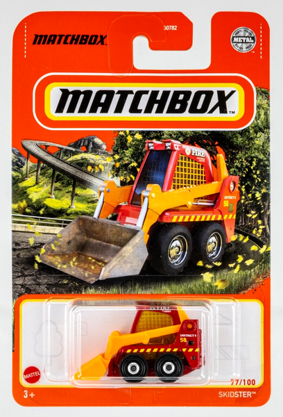 2021 Matchbox #77 (Bobcat) Skidster (S100) RED | MATCHBOX COUNTY FIRE | FSC