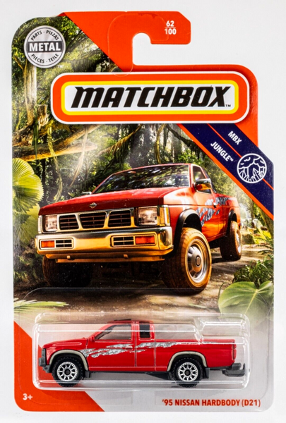 2020 Matchbox #62 '95 Nissan Hardbody (D21) AZTEC RED | FSC