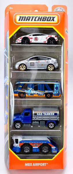 2021 Matchbox MBX Airport 5-Pack | Lamborghini Gallardo | Toyota Prius | FSB