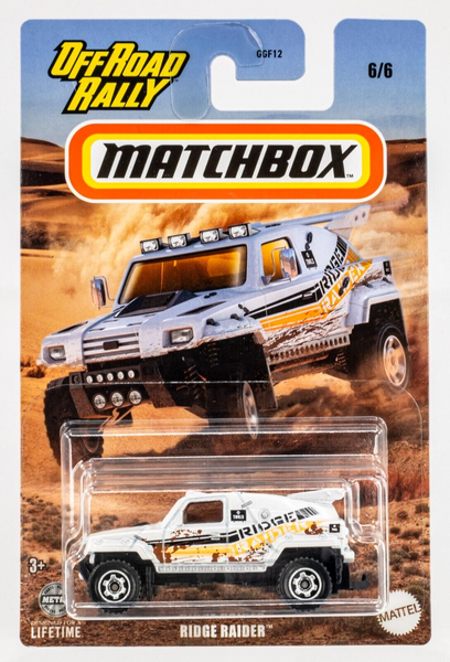 2024 Matchbox Off Road Rally #6 Ridge Raider WHITE PEARL | FSC