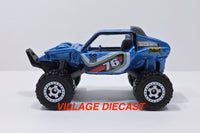 2010 Matchbox #92 Off-Road Rider BLUE METALLIC / GO RACE IN THE DIRT / MINT