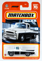 2023 Matchbox #14 Dodge Sweptside Pickup GLACIER WHITE | JEWEL BLACK | FSC