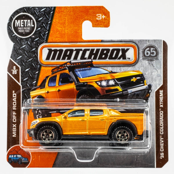 2018 Matchbox #92 '16 Chevy Colorado Xtreme ORANGE METALLIC | FSSC