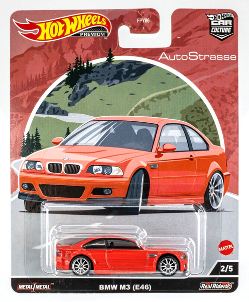 2022 Hot Wheels Car Culture AutoStrasse #2 BMW M3 (E46) RED | FSC