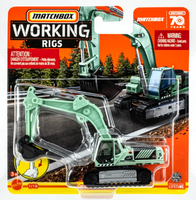 2023 Matchbox Working Rigs #1 MBX Excavator GENTLE GREEN | NATIONAL PARKS | FSC