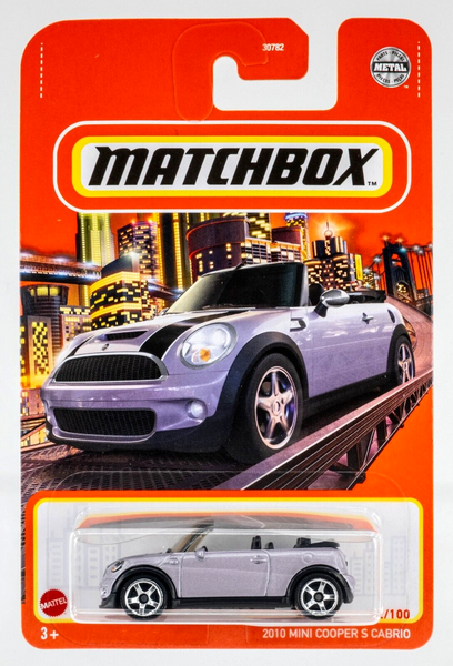 2021 Matchbox #52 2010 Mini Cooper S Cabrio PALE LAVENDER METALLIC | FSC