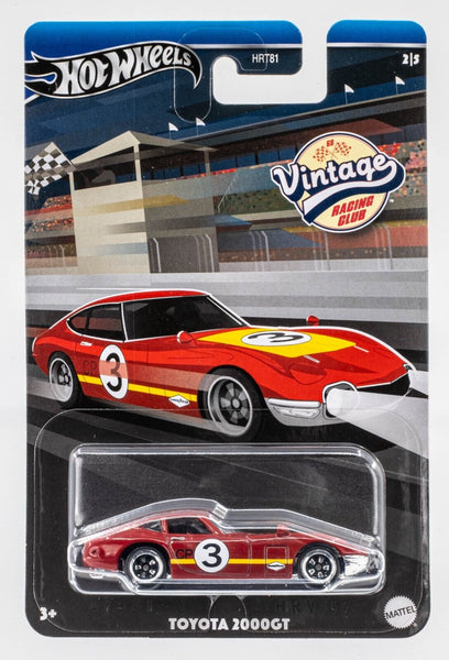 2024 Hot Wheels Vintage Racing Club Mix 2 #2 Toyota 2000 GT DARK RED | FSC