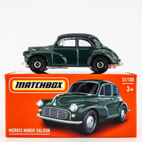 2024 Matchbox Power Grabs #57 Morris Minor Saloon GREEN | 4-PACK LOT | FSB