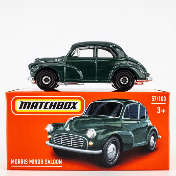 2024 Matchbox Power Grabs #57 Morris Minor Saloon GREEN | 4-PACK LOT | FSB