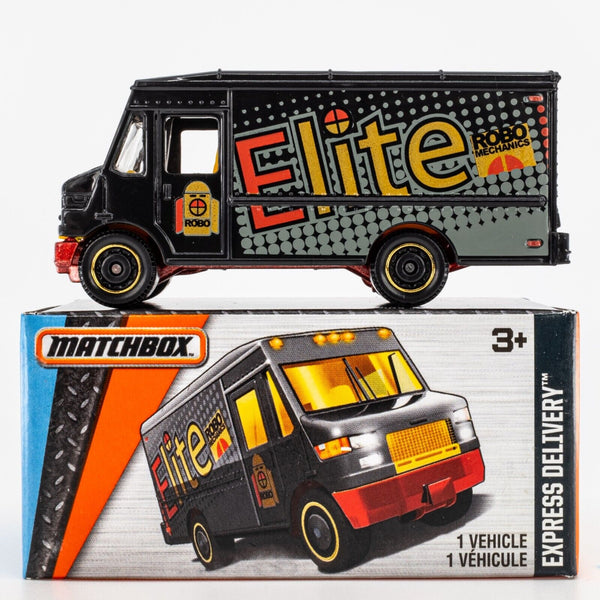 2016 Matchbox Power Grabs #21 Express Delivery BLACK | ELITE ROBO | FSB