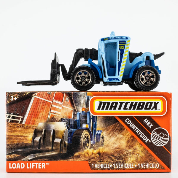 2020 Matchbox Power Grabs #19 Load Lifter LIGHT BLUE | L.A. CONSTRUCTION | FSB