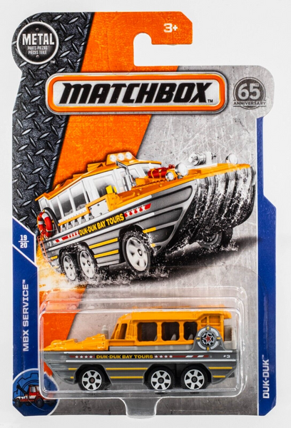 2018 Matchbox #100 Duk-Duk ORANGE | GREY | DUK-DUK BAY TOURS | FSC