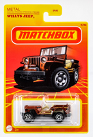 2022 Matchbox Target Retro #6 Willys Jeep BROWN METALLIC | SWAMP CREW | FSC