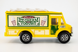 2018 Matchbox #25 Chow Mobile YELLOW | CLARK'S ICE CREAM & YOGURT | MINT