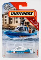 2018 Matchbox #65 Tinforcer WHITE | LIGHT BLUE | POLICE | FSC