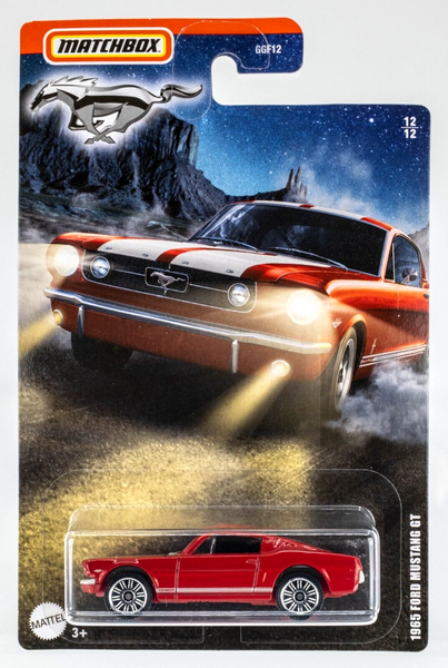 2020 Matchbox Ford Mustang Series #12 1965 Ford Mustang GT RANGOON RED | MINT