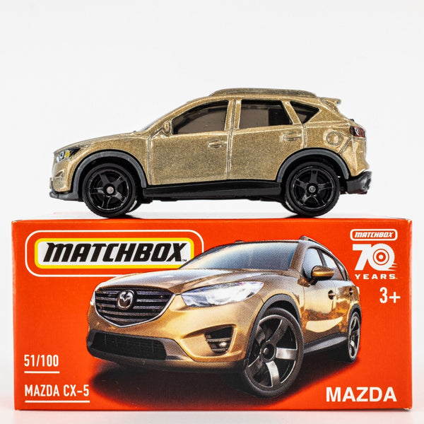 2023 Matchbox Power Grabs #51 Mazda CX-5 BEIGE GOLD METALLIC | FSB