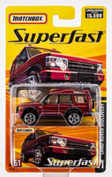 2005 Matchbox Superfast #51 Land Rover Discovery ALVESTON RED | FSC