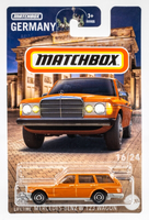 2024 Matchbox Germany #16 Mercedes-Benz W123 Wagon INCA RED (ORANGE-BROWN) | FSC