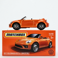 2022 Matchbox Power Grabs #14 2019 VW Beetle Convertible HABANERO ORANGE | FSB