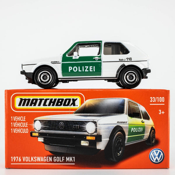 2021 Matchbox Power Grabs #33 1976 Volkswagen Golf MK 1 WHITE | FSB