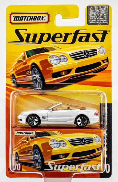 2005 Matchbox Superfast ROW #70 Mercedes-Benz SL55 AMG ALABASTER WHITE | FSC